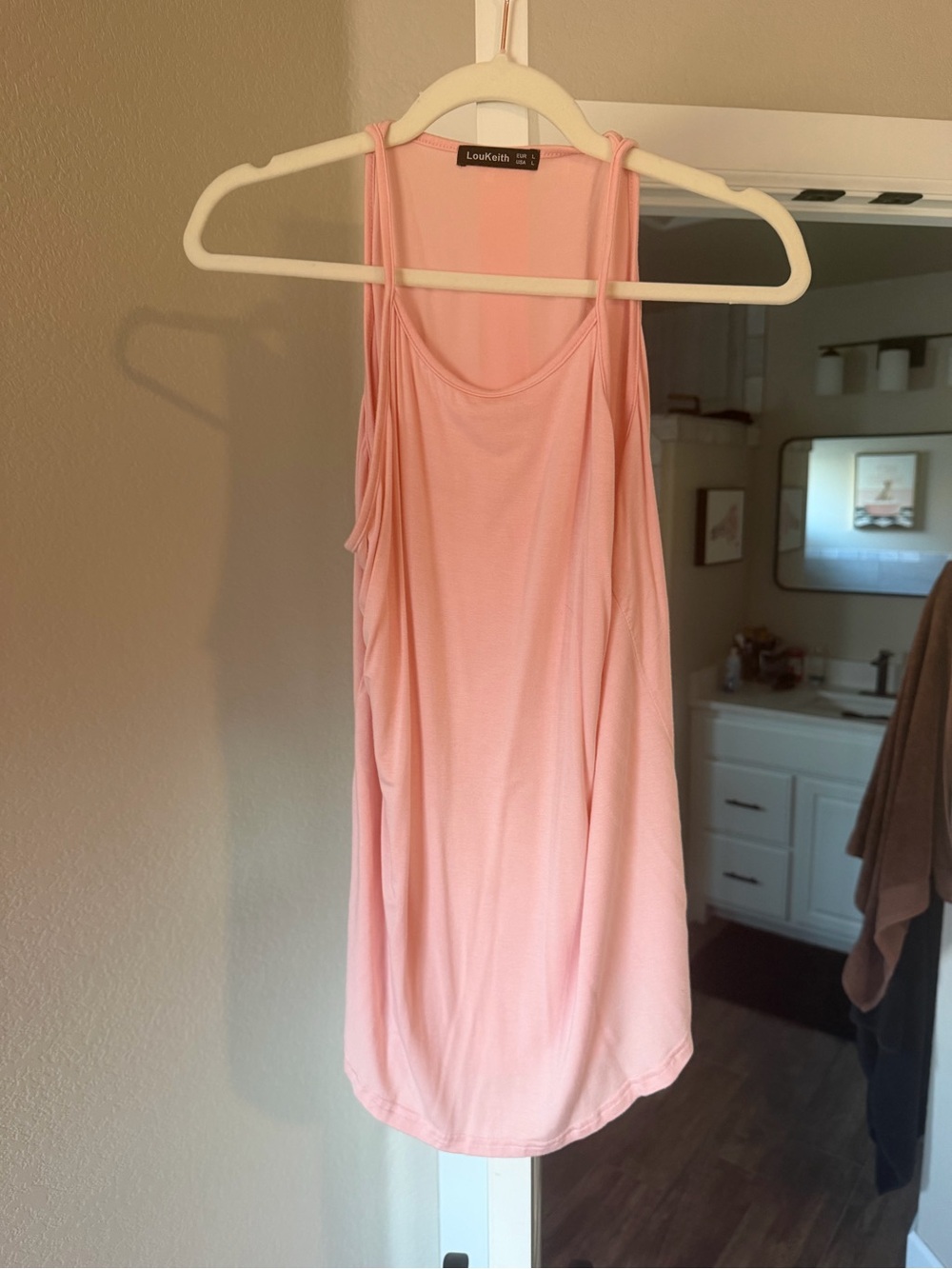 Lou & Grey Light Pink Scoop Neck Tank